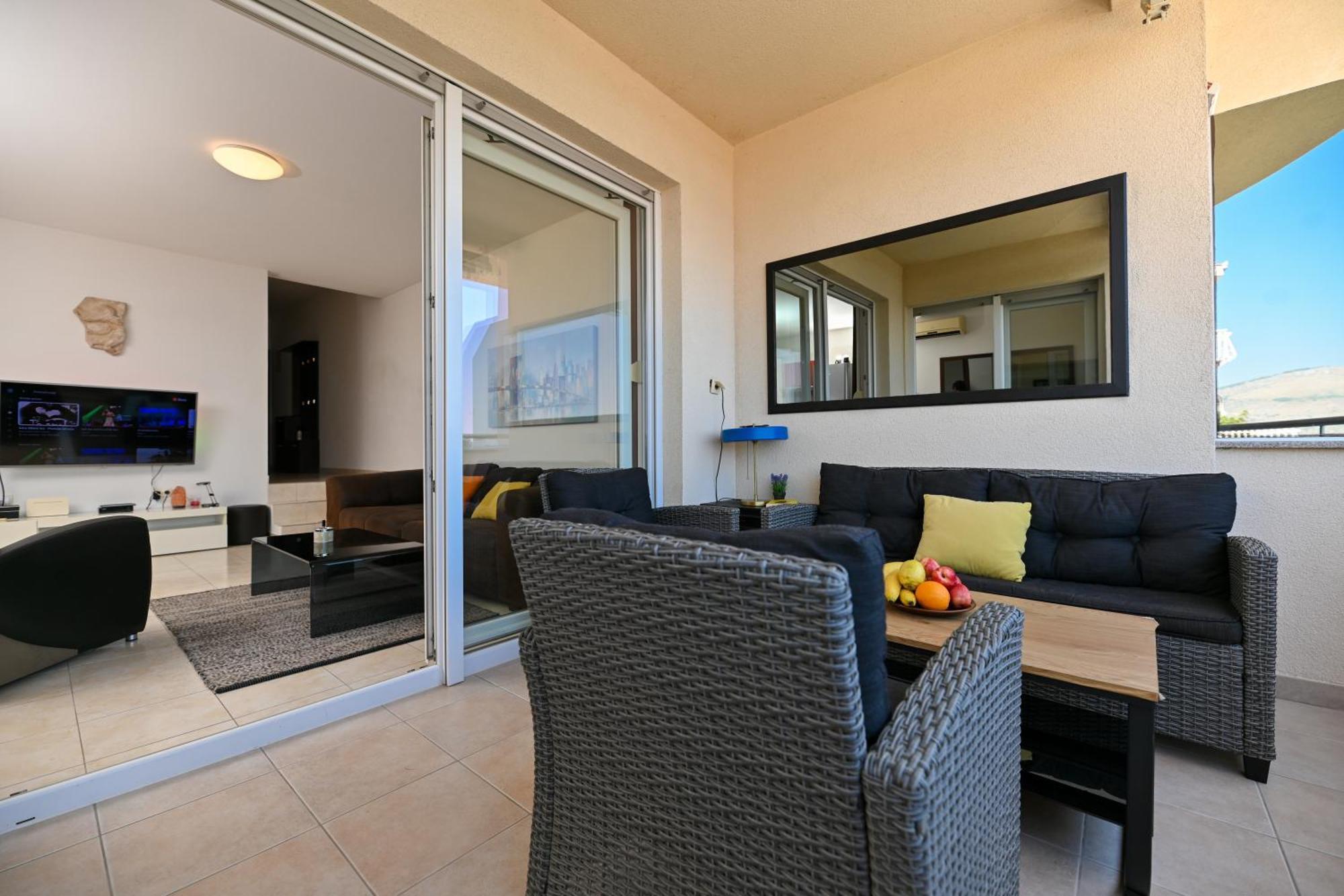 Sunny Place With Sea View Trogir Dış mekan fotoğraf